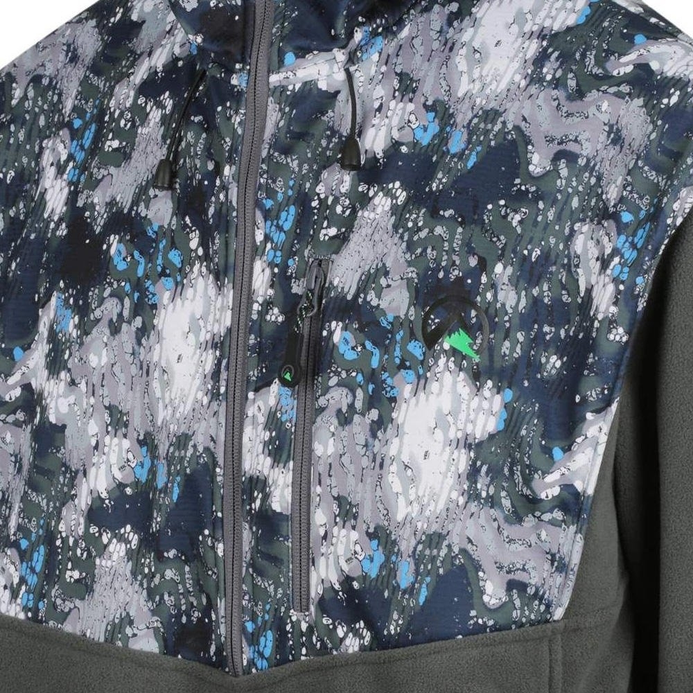 Ridgeline Ascent Half Zip Softshell Fleece Mens Hoodie