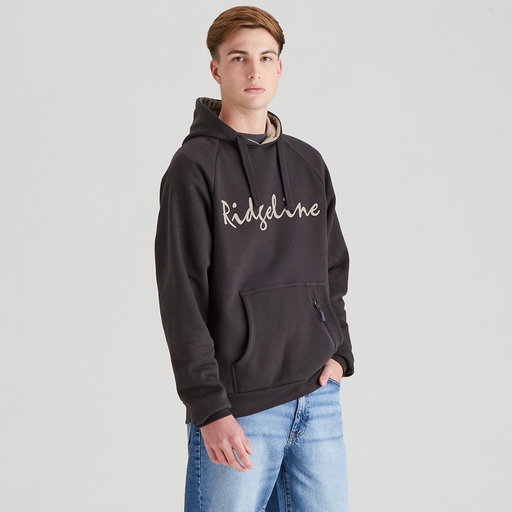 Ridgeline Signature Mens Hoodie Shale
