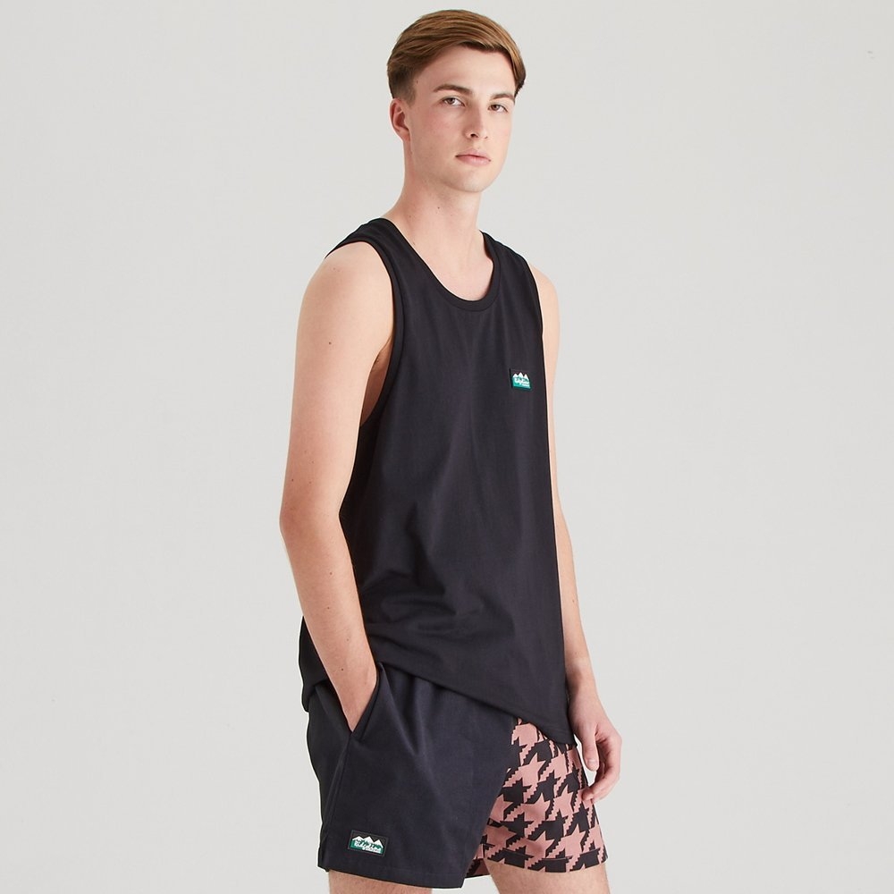 Ridgeline Signature Mens Singlet Black
