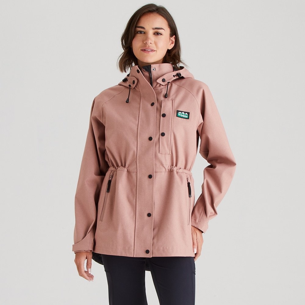 Ridgeline Monsoon Womens Light Jacket Dusky Pink Marle