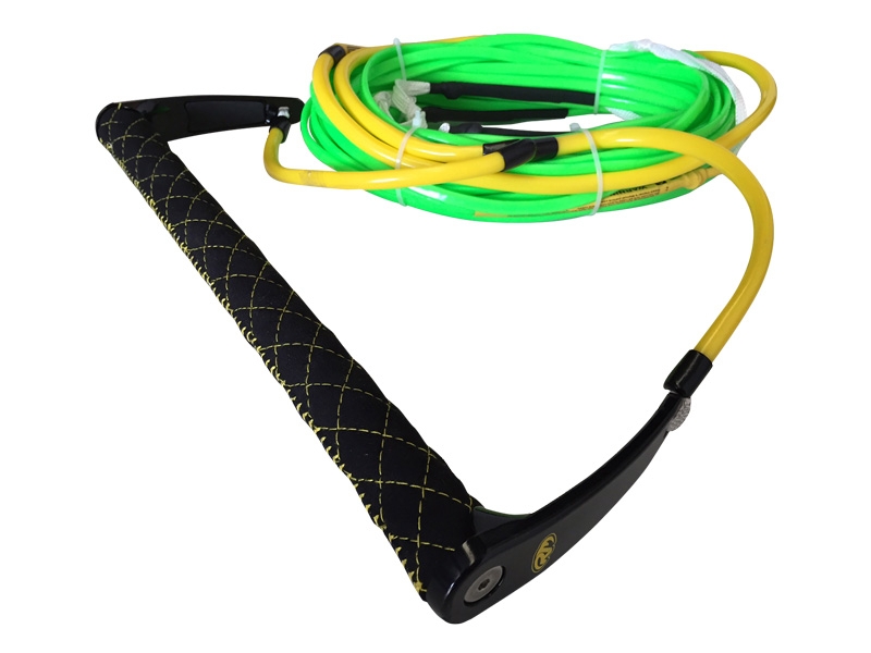 Ron Marks Green Bean Dyneema Pro Rider Wake Tow Rope with Suede Leather Grip - Returned unit used condition