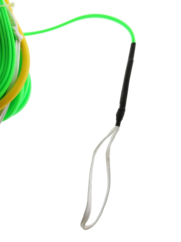 Ron Marks Green Bean Dyneema Pro Rider Wake Tow Rope with Suede Leather Grip - Returned unit used condition