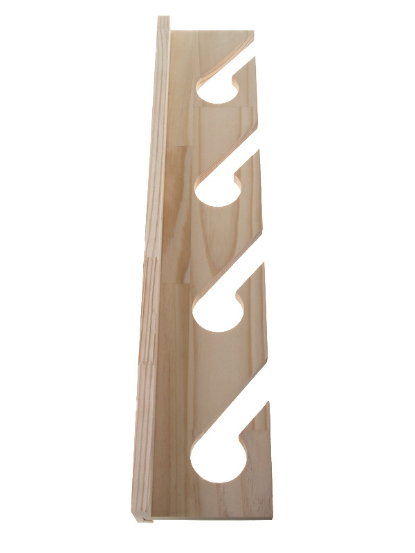 Ceiling Mount Plywood 4 Rod Rack