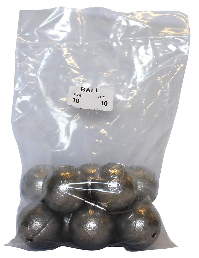 Ball Sinkers Bulk Pack 10oz Qty 10