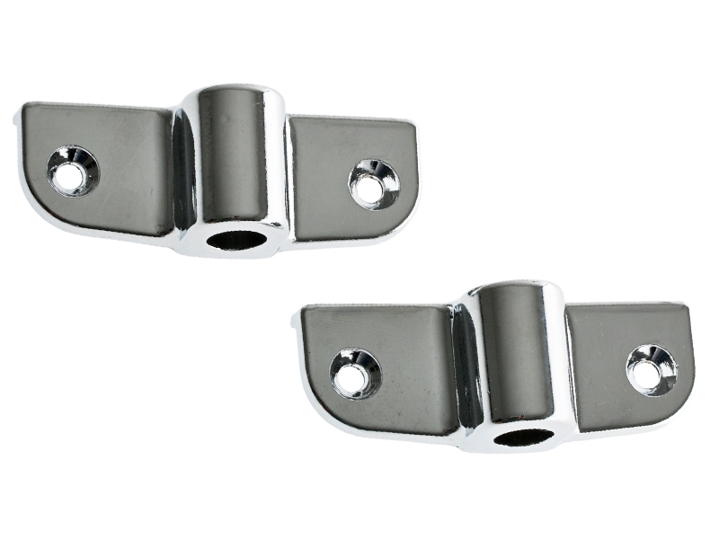 Chrome Rowlock Side Mount Pair