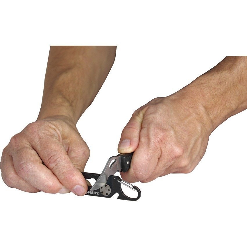 Lansky Roadie 8-in-1 Multi-tool Keychain Knife Sharpener