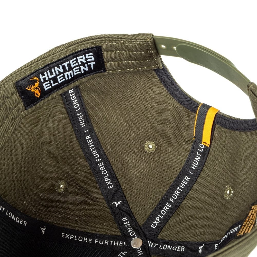 Hunters Element Roaring Stag Cap Forest Green