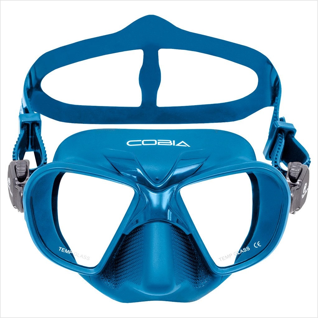Rob Allen Cobia Dual Lens Spearfishing Dive Mask Metallic Blue