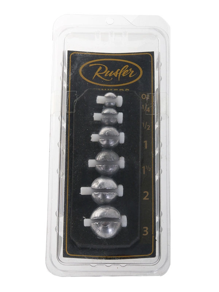 Rusler Removable Sinkers 6-Pack Rusler Removable Sinkers 6-Pack
