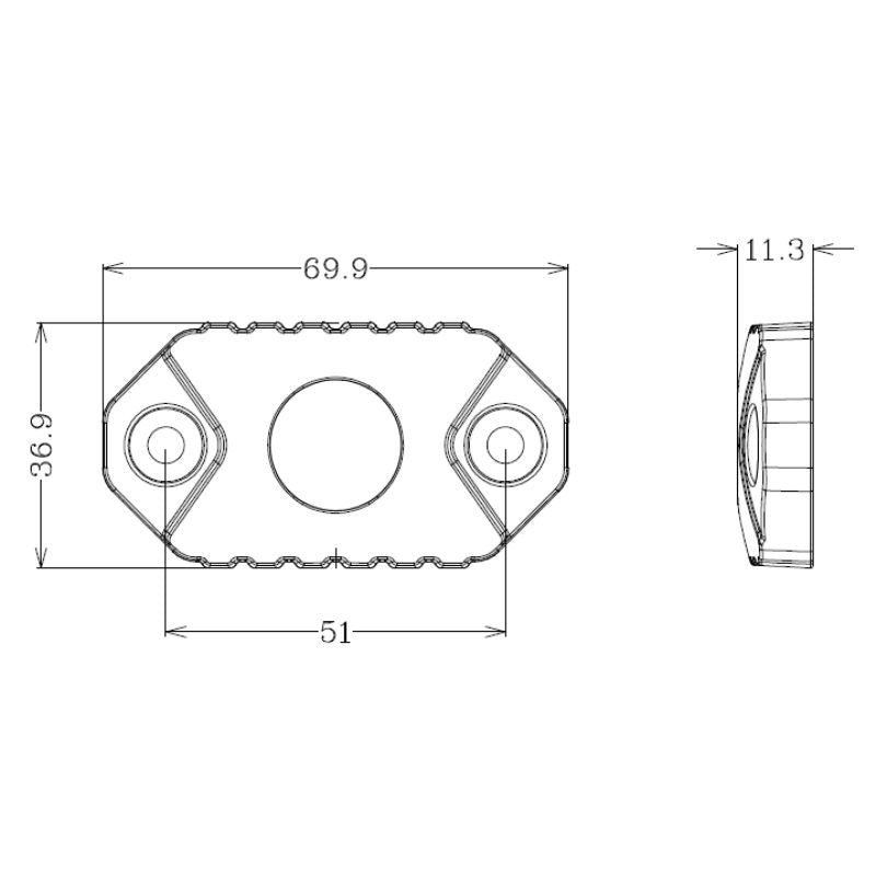 Oricom 4WD LED Rock Light 456LM RGB Qty 6