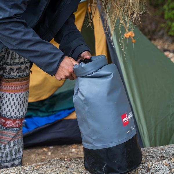 Red Original Roll Top Dry Bag 10L Grey