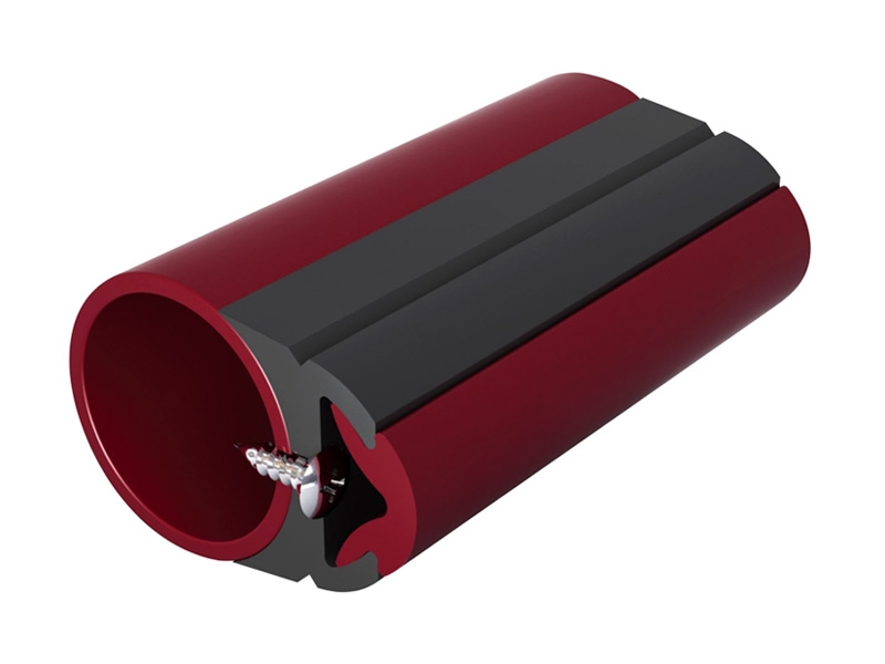 V-Quipment Vinyl Rubbing Strake Round 42-48mm Dark Grey Per Metre