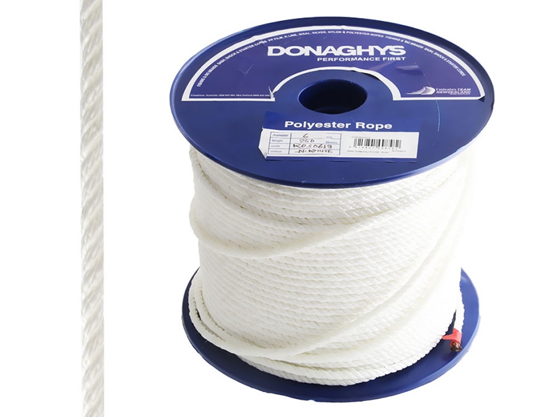 Donaghys Polyester Rope 6mm x 1m - 3 Strand