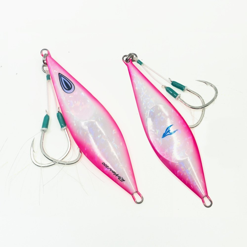Ocean's Legacy Roven Micro Jig 3g Rigged Hot Pink Glow