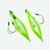 Ocean's Legacy Roven Micro Jig 3g Rigged Lime Green Glow