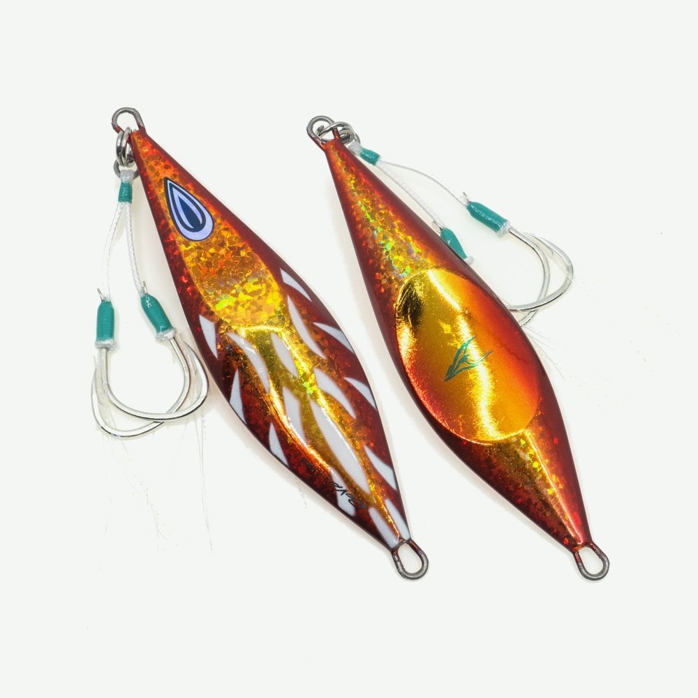 Ocean's Legacy Roven Micro Jig 3g Rigged Burnt Orange