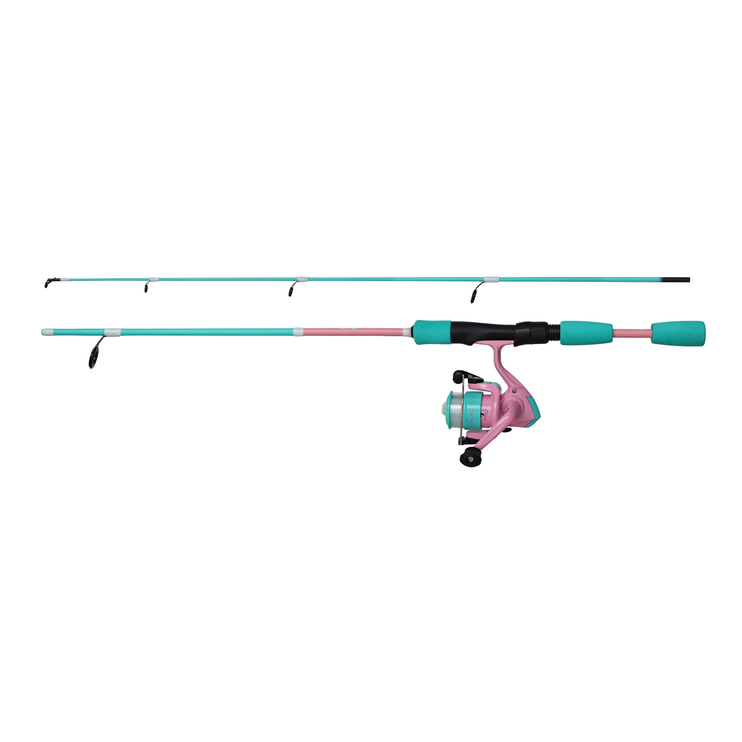 Okuma Reel Sweet 2000 Spinning Combo 4ft 6in 2pc with Line Pink