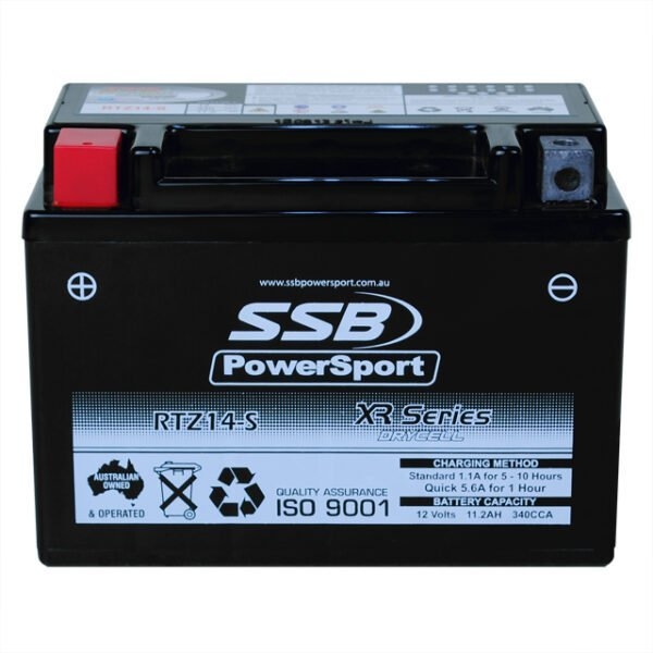 SSB RTZ14-S XR Series PowerSport Motorcycle/Jetski Battery 12V 11.2Ah
