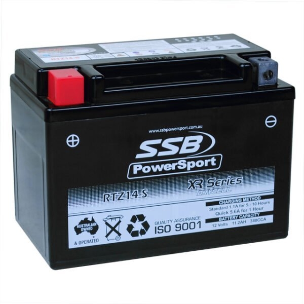 SSB RTZ14-S XR Series PowerSport Motorcycle/Jetski Battery 12V 11.2Ah