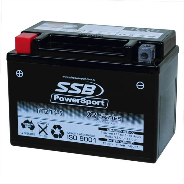 SSB RTZ14-S XR Series PowerSport Motorcycle/Jetski Battery 12V 11.2Ah