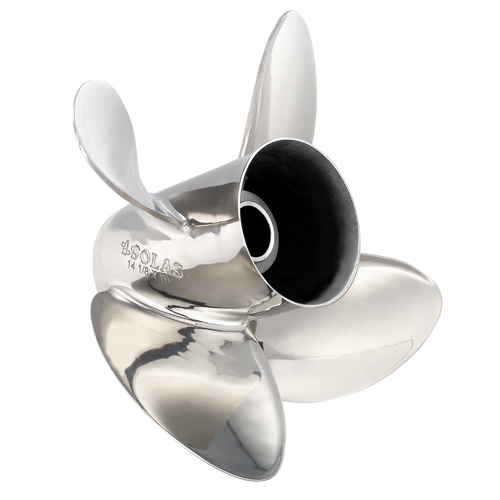 RUBEX 9453-130-21 4 Blade Stainless Steel D Series HR4 Propeller
