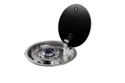 CAN Single Burner Gas Hob with Glass Lid