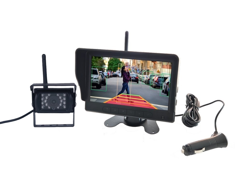 Powertrain Reversing Camera with AI, DVR and Quadruple Camera Connection Function