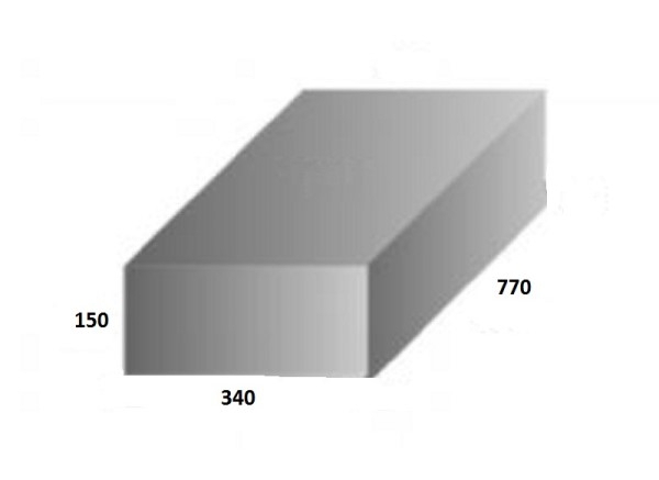 Food Grade Polyethylene Water Tank 36L 770 x 340 x 150mm