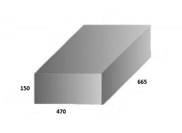 Food Grade Polyethylene Water Tank 41L 665 x 470 x 150mm