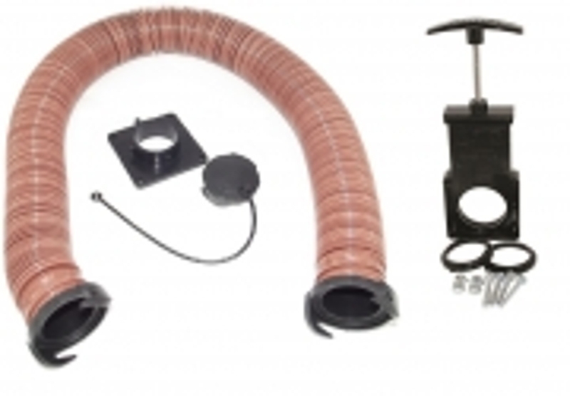Valterra 1 1/2in Dump Valve Kit with 15ft Hose