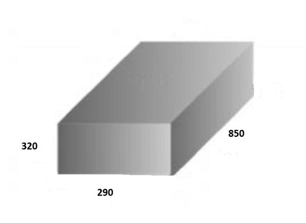 Food Grade Polyethylene Water Tank 70L 850 x 290 x 320mm