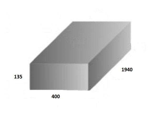Food Grade Polyethylene Water Tank 95L 1940 x 400 x 135mm