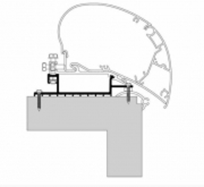 Thule Flat Roof Install Kit For 6 & 9 Series Awning Upto 6.0Mtr