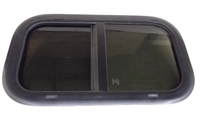 Aluminium Sliding Window Black 1250 x 595mm Thumbnail Aluminium Sliding Window Black 1250 x 595mm