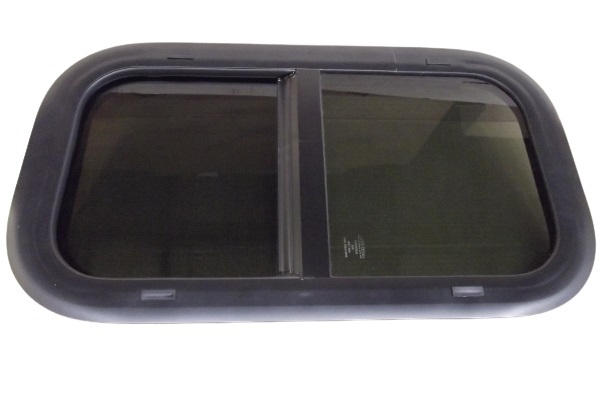 Aluminium Sliding Window Black 515 x 515mm