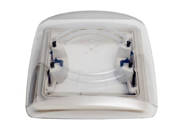 MPK 4-Way Roof Vent 280x280mm Clear Dome