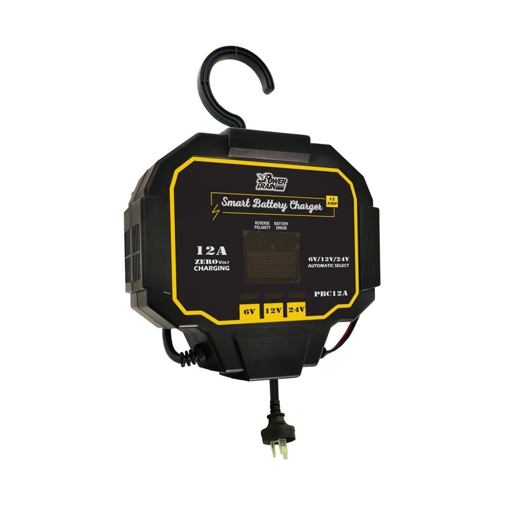 Powertrain 7 Stage Battery Charger 12A 6/12/24v