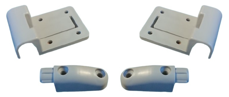 Sliding Grey Table Rail Sets