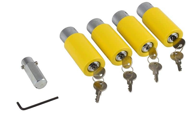 Milenco Corner Steady Leg Nut Lock Single