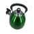 Stainless Steel Whistling Kettle with Foldable Handle 2.5L Green