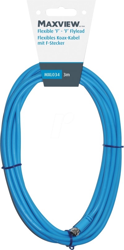 Maxview Flexible Coaxial Cable 3m