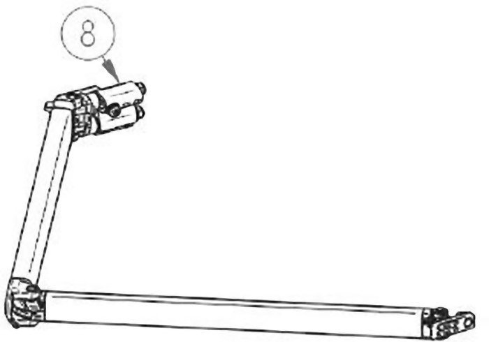 Thule 6200 Awning Spring Arm RH 3-4.5m