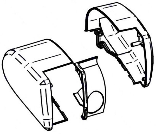 Thule 6300 Awning Main Housing End Cap LH and RH Anodised