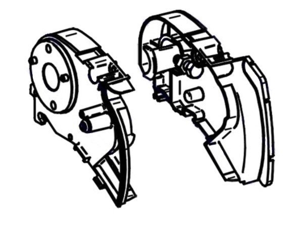 Thule 6300 Awning Endplate Assembly LH and RH Anodised