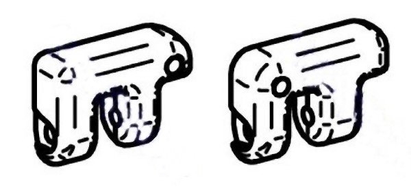 Thule 1200 Awning Hinge LH and RH