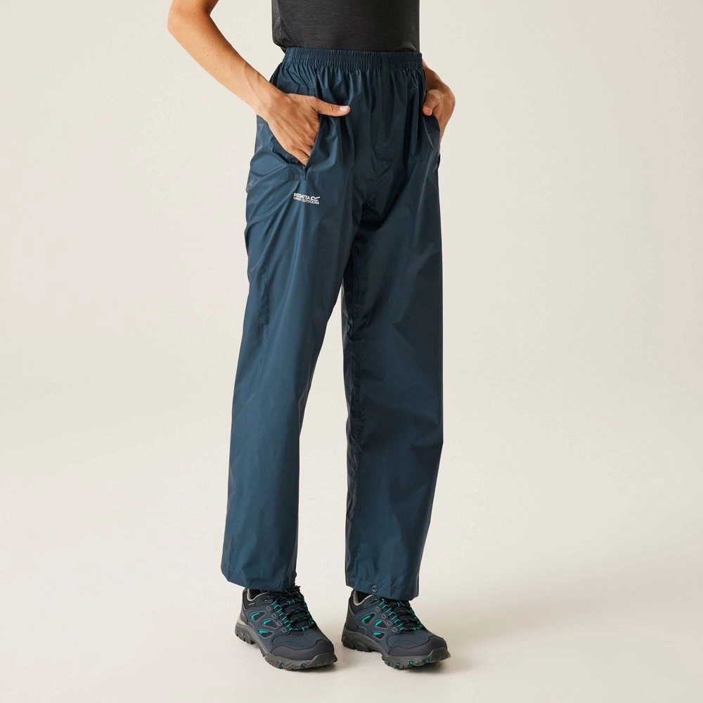 Regatta Pack It Waterproof Womens Overtrousers Regatta Pack It Waterproof Womens Overtrousers