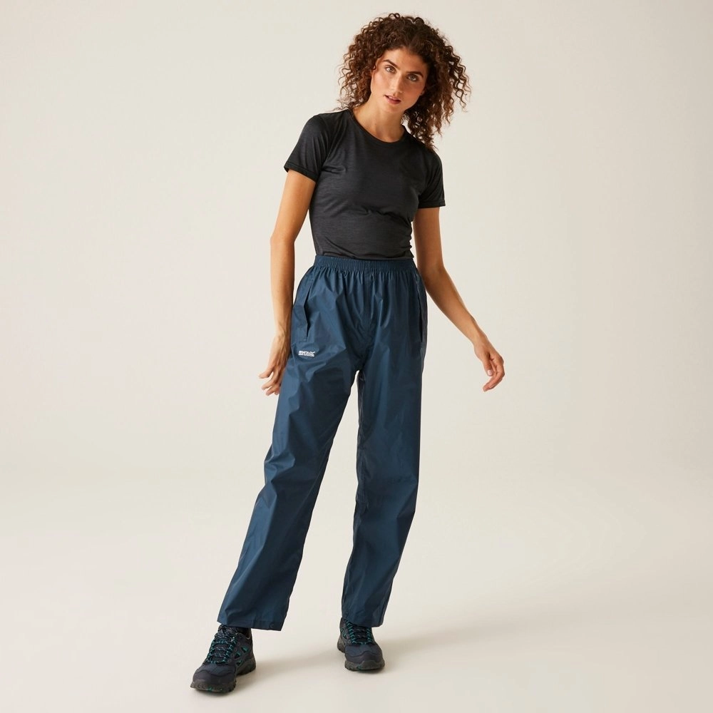 Regatta Pack It Waterproof Womens Overtrousers Regatta Pack It Waterproof Womens Overtrousers