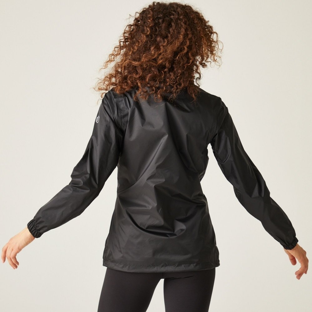 Regatta Corinne IV Womens Waterproof Packaway Jacket Black Size 10