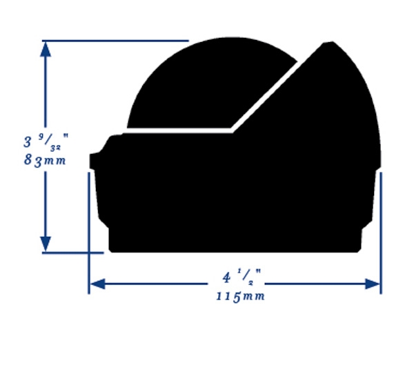 Ritchie Voyager S-87 Surface Mount Compass Black