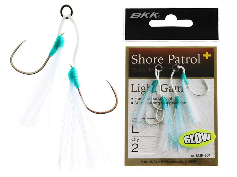 BKK MJF-801 Shore Patrol Plus Jig Assist Hooks L BKK MJF-801 Shore Patrol Plus Jig Assist Hooks L